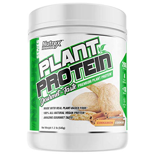 Nutrex Research Plant Protein | Great Tasting Vegan Plant Based Protein Powder | No Artificial Flavors, Colors, or…