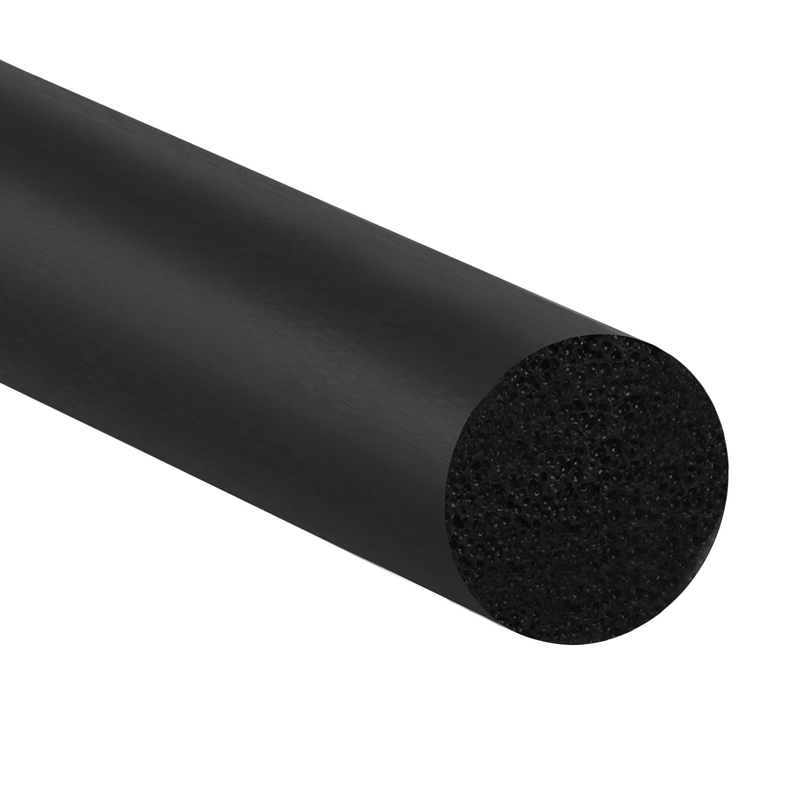 PATIKIL 5/8 Inch x 16.4 Feet Backer Rod, Foam Rope Caulk Crack Joint Filler Roll Seal Weather Strip for Home Construction, Black