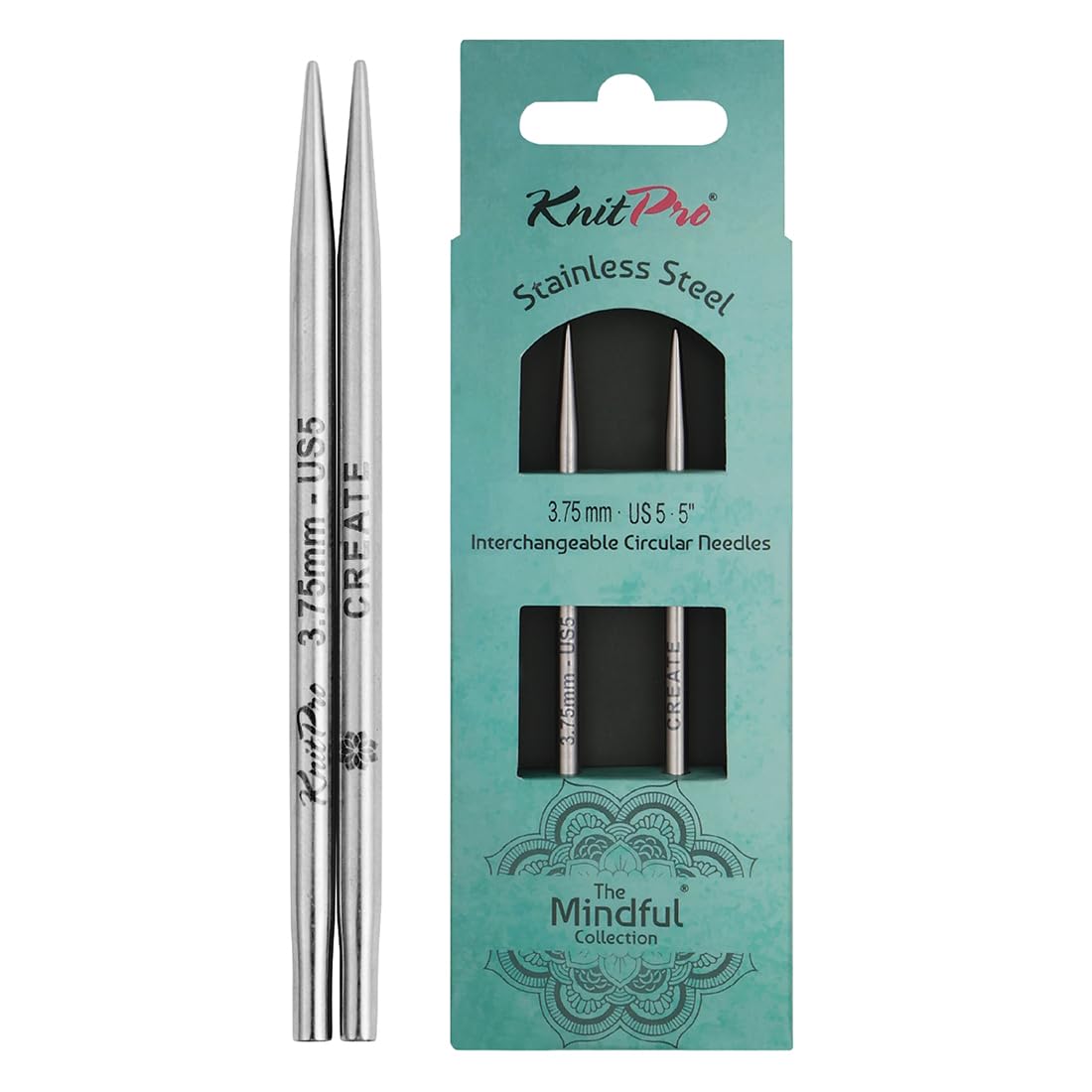 KnitPro The Mindful Collection Interchangeable Circular Needles 4" (10cm) | 3.75mm