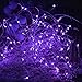 Purple Solar Lights, Ankway Fairy Lights Solar Powered Outdoor IP65 Waterproof 200 Led Solar String Lights Purple 8 Modes 72 Ft Solar Powered Twinkle Fairy Lights For Trees Halloween Decor (Purple)