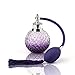 Lot 5 pcs Crystal Art Vintage Style Refillable Perfume Atomizer Long Spray Bottle (Purple)(100ml)