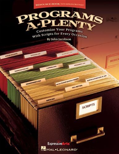 Programs A-Plenty: Customize Your Programs With Scripts for Every Occasion