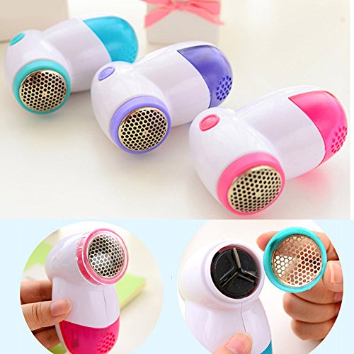 New Electric Lint Fluff Remover Sweater Fabrics Fuzz Shaver Portable Blanket Bed Sheet Lint Removal Machine (blue) - Thumbnail 3