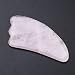 1PC Gua Sha Board, Scraping Massage Tools Stone Carving Polished Massage Health Relaxation Crystal Scrapping Plate for SPA Anti-Aging Anti-Wrinkles Lifting Your Face (Rose Quartz)thumb 4