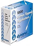 Dynarex Cotton Tipped Applicators 6 inch 1000 Each
