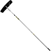 TITAN Snow Rake for Roof – 25.4 in. Wide Roof Rake with 16.4 ft. Telescopic Aluminum Pole for Snow Removal – Rooftop Snow Cle