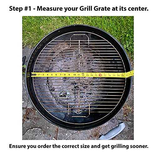 ARTEFLAME 24" Replacement BBQ Grill Grate Griddle/Grate Combo w/ 3