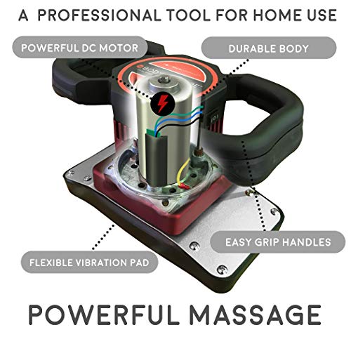 Body Back Company's Professional Massage Bundle - Vibe Dual Speed Vibrating Electric Massager & Treypoint Portable 3-in-1 Trigger Point Tool - Handheld Chiropractor & Massage Therapy Tools & Supplies