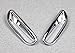 Generic Chrome Rear Fog Light Lamp Cover Trims Fit For Nissan X-Trail Rogue 2014 2015 2016