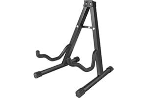 OOTDAY Cello Stand, Cello Support Holder Adjustable, A-Frame Folding Violin Support Stand Compatible for 1/8-4/4 Cellos Guitars Electric Bass Electric Guitar Stand Acoustic, Black
