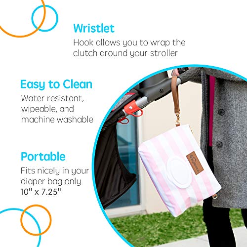 Girl Baby Bumco Gift Box PreWrapped & Ready Diaper Clutch, Diaper