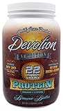 Devotion Nutrition Protein Powder, Brownie Batter, 22g Protein, 1g MCT, High Protein, Low Carb, Sugar Free, Whey/Casein Blend, Gluten Free, Smooth Mix, 2lb Tub 