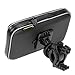 Bicycle Bike Phone Mount Holder, iKross Black Universal Water Resistant Pouch Holster Cover Case with 360 Degrees Rotatable Fits iPhone 7, 7 Plus, 6, 6 Plus Samsung and Android Smartphone Devices