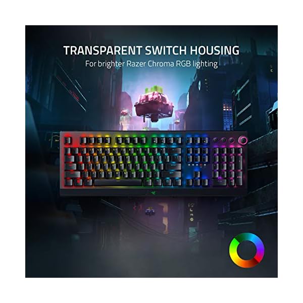 Razer-BlackWidow-V3-Pro-Wireless-Premium-Mechanical-Full-Size-Gaming-Keyboard-keyboard-with-Razer-Green-Switches-RGB-Chroma-lighting-UK-Layout Razer BlackWidow V3 Pro (Green Switch) - Wireless Premium Mechanical Gaming Keyboard (Hyperspeed Wireless Technology…