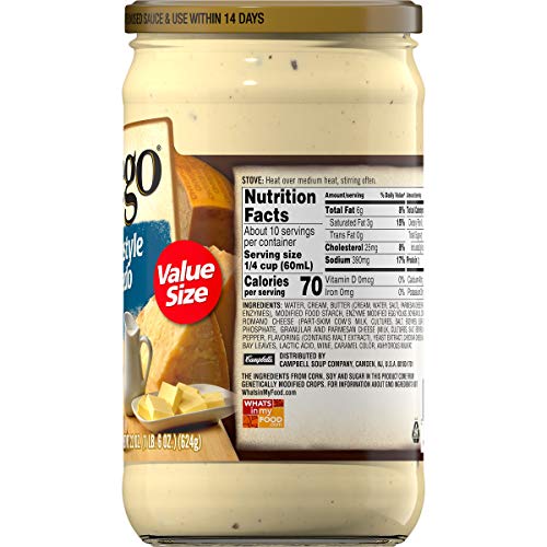 6 Prego+Homestyle+Alfredo+Sauce+Ounce