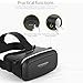 VR Headset, Toprime 3D VR Glasses Upgraded and Much Lighter Version Virtual Reality Goggles for 4.5 - 6.0 Inch Smartphone Android Iphone 6/7 Plus Black with Remote Controller