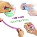 Sisland Rainbow Fluffy Slime Floam Jumbo Colorful Slime, Stress Relief Putty Toy for Kids Boys and Girls, Non-Sticky Stretchy Scented 7 OZ