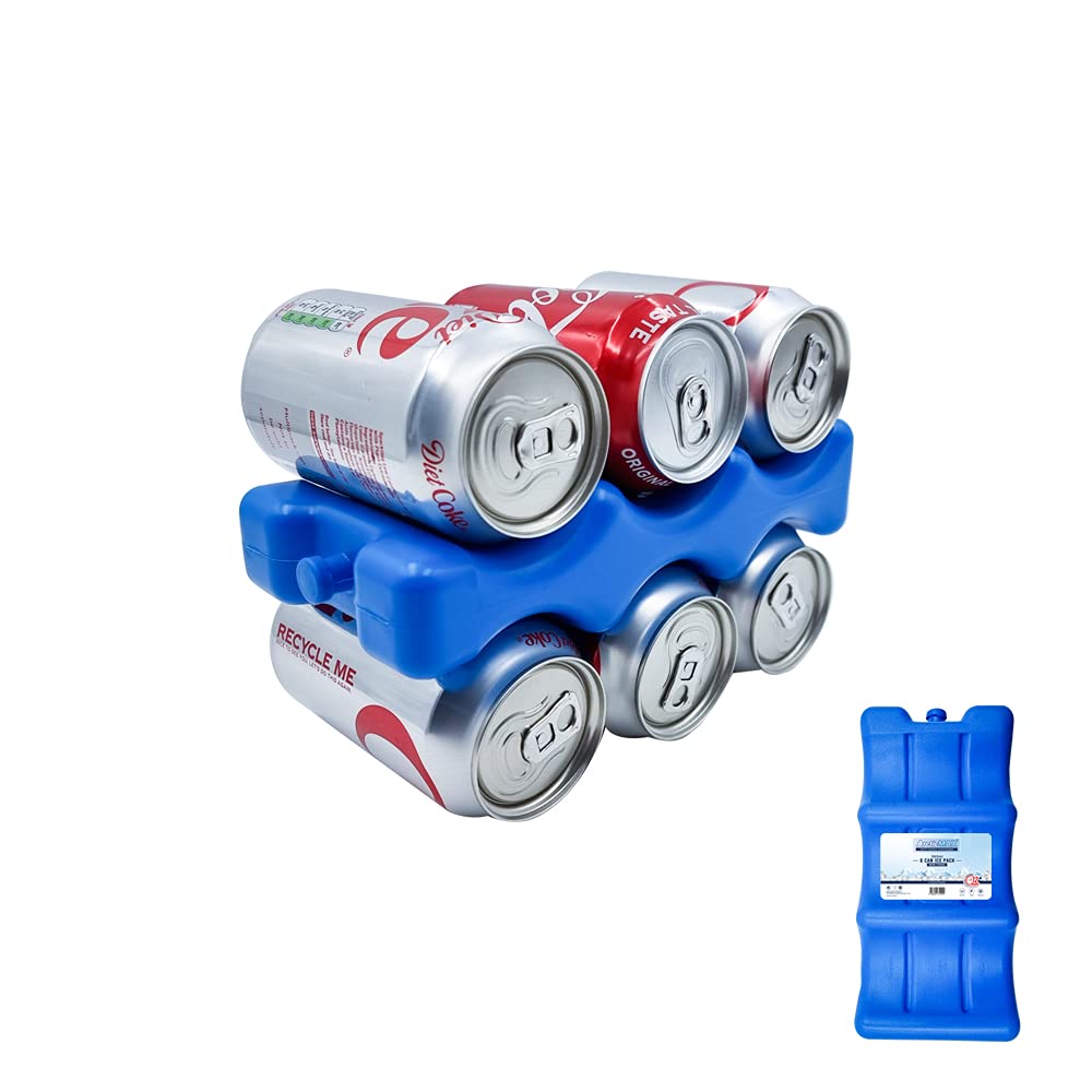 Schone® 6 CAN ICE PACK- 580ml – Coolant that Simply Stays Frozen for Longer – 12+ Hrs Chilled - BEVERAGES Served CHILLED