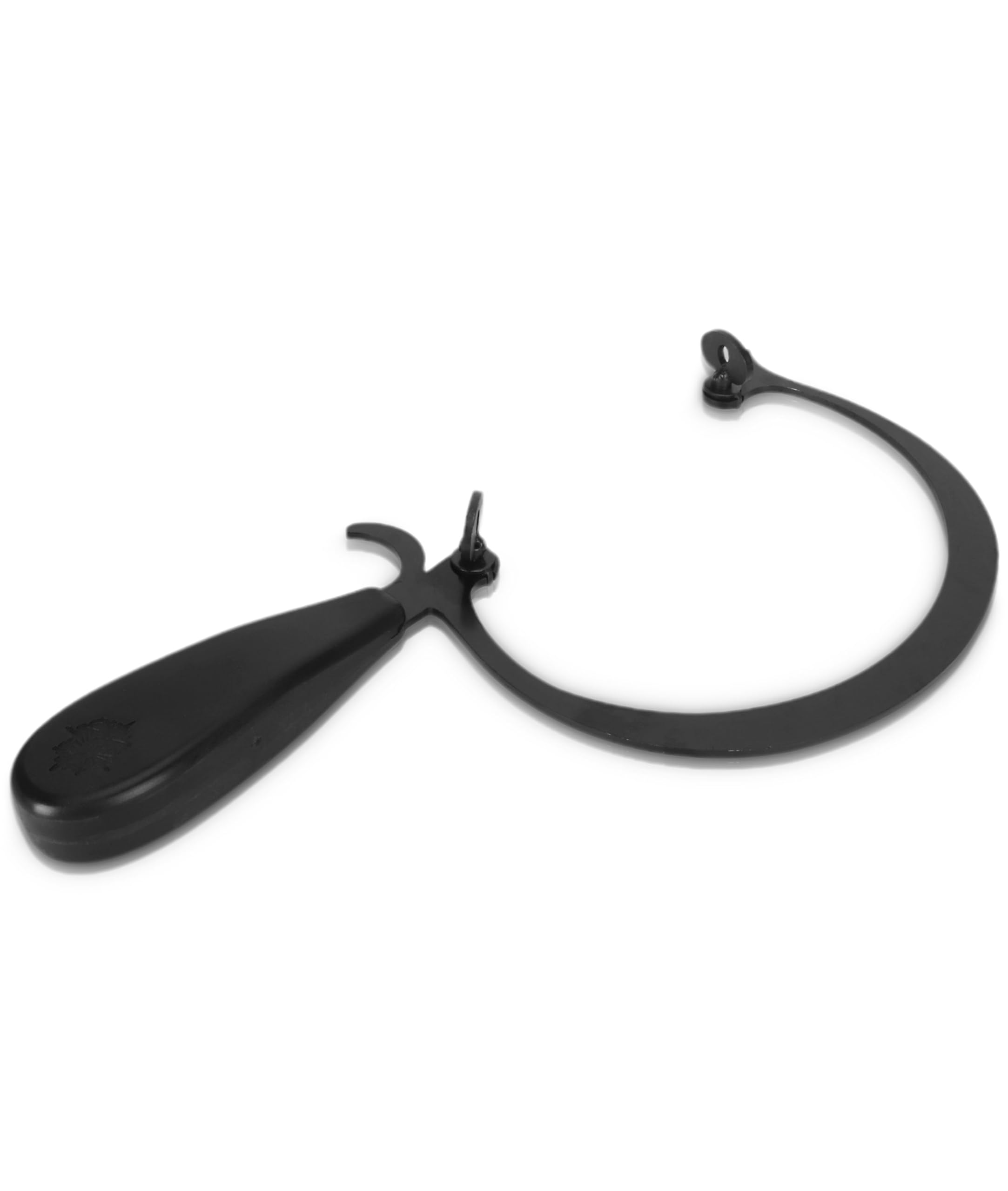 Jeweler Saw Frame, Jewelry Hacksaw Handle Tool Curved Coping Saw Frame with Black Handle, C Shape Saw Frame Without Saw Blade for Woodworking Handicraft Tools Jewelry Making Tools
