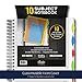 IQ iScholar Poly Cover 10 Subject Notebook, College Ruled, 11 x 8.5