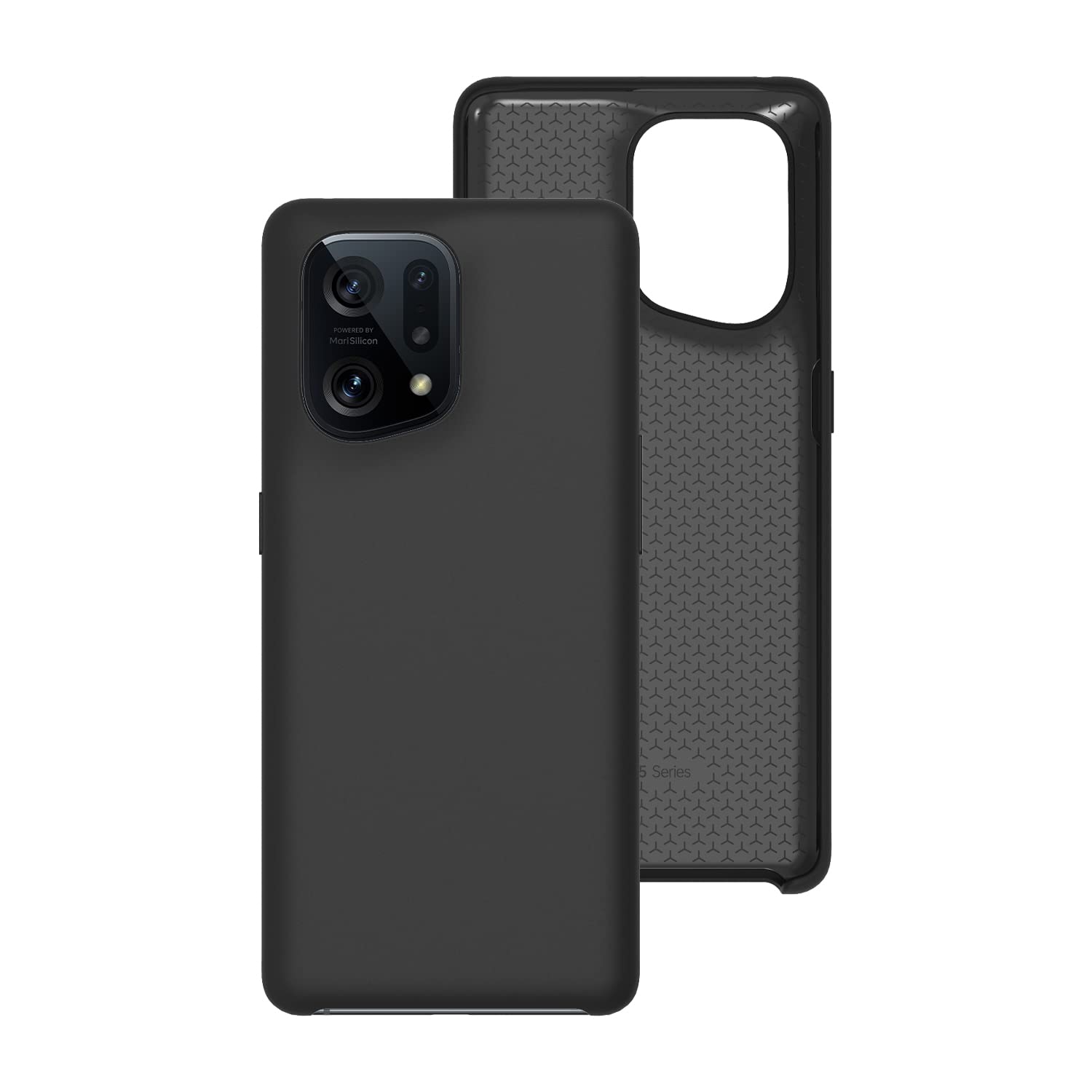 OPPO Find X5 Black Case Silicone - PC091 Black Silicone