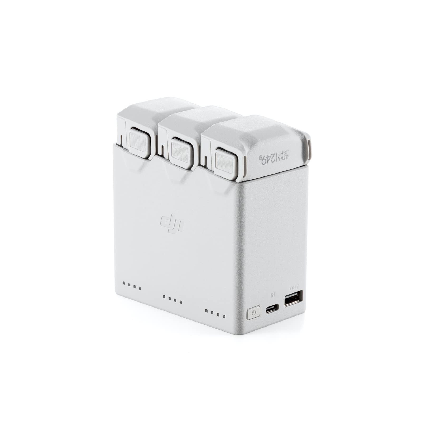 DJI 30W USB-C Two-Way Charging Hub for Mini 3 Pro Batteries, Mobile Power Source and Convenient Battery Storage