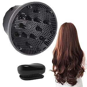 Difusor de pelo, difusor de pelo para secador de pelo, accesorio difusor  para cabello rizado adecuado para 1.4 pulgadas a 2.6 pulgadas para secador  de boquilla profesional secador de soplado para cabello rizado y ondulado  fino : Belleza y  - Amazon.com