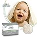 Brooklyn Bamboo Baby Hooded Towel, Soft, Hypoallergenic Thick, Organic, Infant & Toddler Layette & Registry & Gift Basket Sets, Large