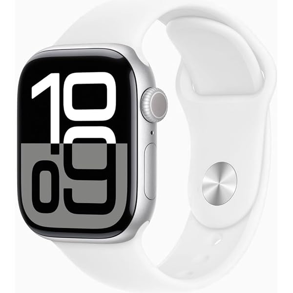 Amazon.com: Apple Watch Series 10 [GPS 46mm] with Silver Aluminium