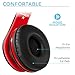 Sentey Flow Black/Red Foldable Headphones LS-4222