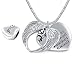 Cring Coco Unisex Angel Wing Memorial Keepsake Ashes Urn Pendant Necklace,I Used To Be His Angel Now He's Mine (Dad)