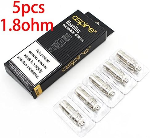 5pcs AspÎre NautÎlus BṼC 1.8 oḣm CòÎLs For NautÎlus Mini 2 TǞnḰ Authentic