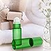 Essential Oil Roller Bottles [Plastic Roller Ball] FREE Plastic Pippette and Funnel - Refillable Glass Color Roll On for Fragrance Essential Oil - 30ml 1 oz (8 PACK, GREEN)