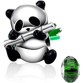 LNQOBU 925 Sterling Silver Charms for Bracelets Dangle Pendant fit Pandora Bracelets or Necklaces Jewelry Woman Gift Beads Charm (With one Spacer Beads)