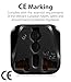 2 in 1 Universal Travel Adapters for UK, Europe, Italy, and Germany/France (Type C, E, F, G, and L) - 4 Pack - Black