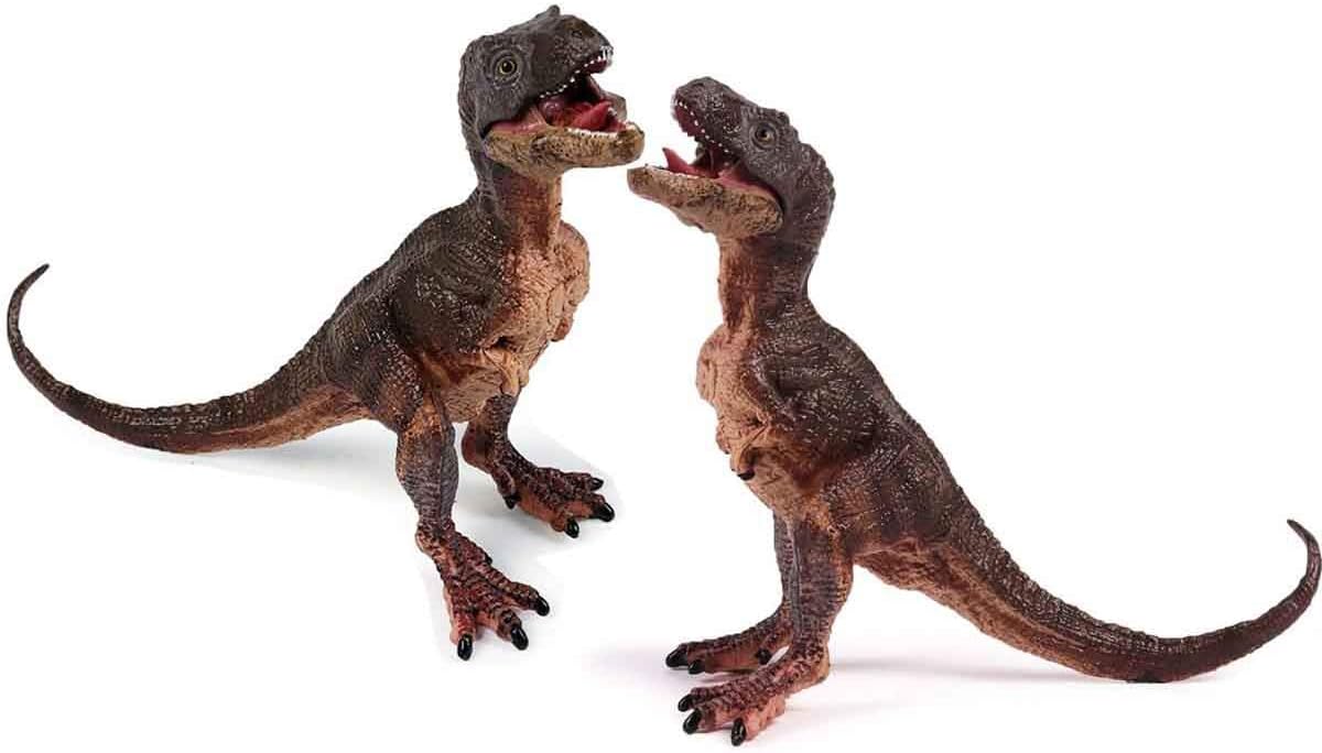 Amazon Geminismart 恐竜 フィギュア モデル ジュラシック 草食 動物 恐竜 シミュレーション 子供のためのおもちゃ 人形劇 おもちゃ 知育玩具 男の子のおもちゃ両足自立 2pcsティラノサウルbaby ブラウン フィギュア ドール 通販