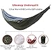 UBOWAY Outfitter Hammock Underquilt, Full Length Lightweight 4 Season Under Quilt for Single and Double Hammocks, Under Blanket Bottom for Camping Hiking Backpacking (Green)
