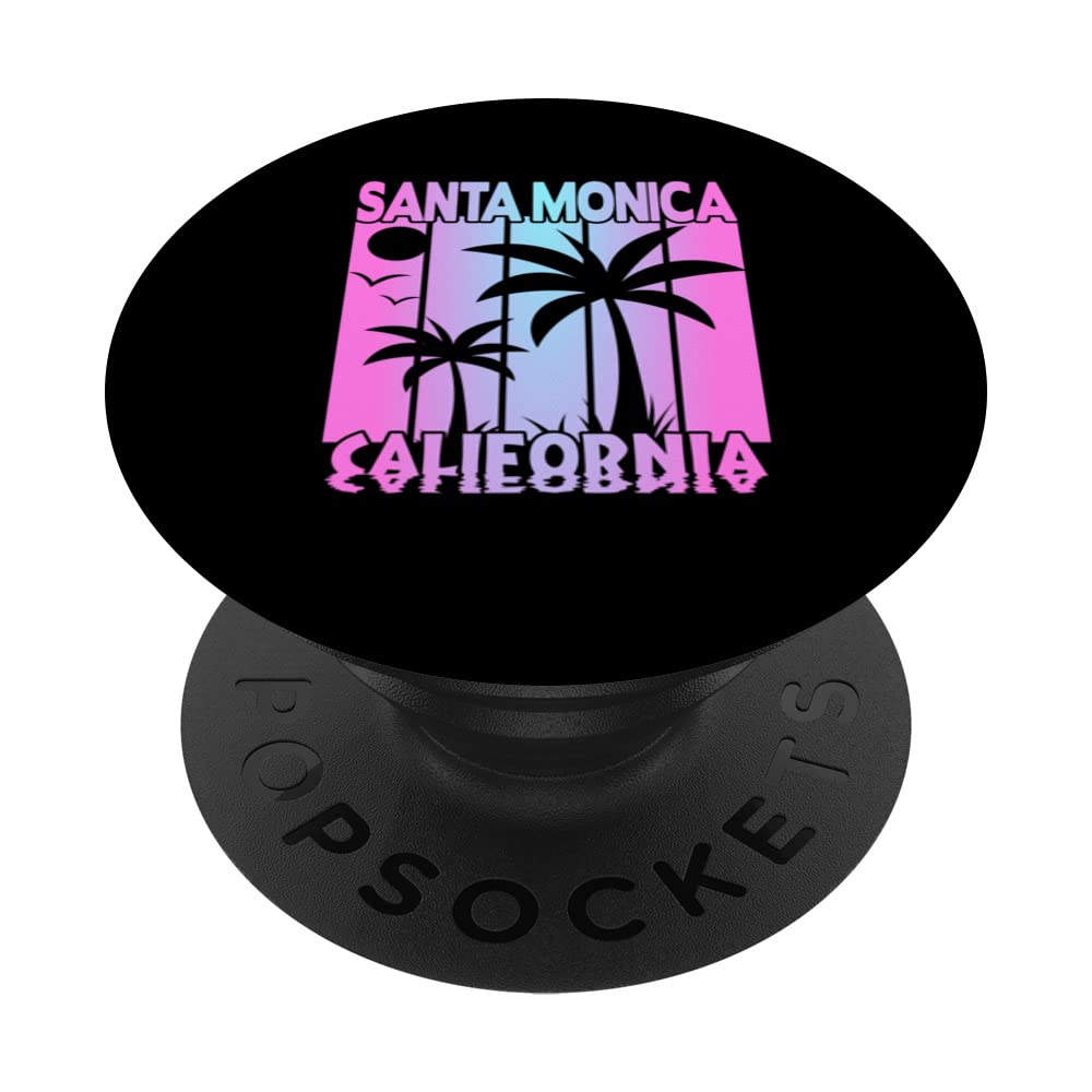 SANTA MONICA CALIFORNIA Sunset PopSockets Swappable PopGrip