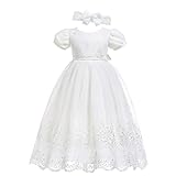 Glamulice Baby Girls Newborn Satin Christening