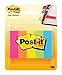 Post-it Page Markers, Assorted Colors, 1/2 in x 2 in, 100 Sheets/Pad, 5 Pads/Pack (670-5AN)