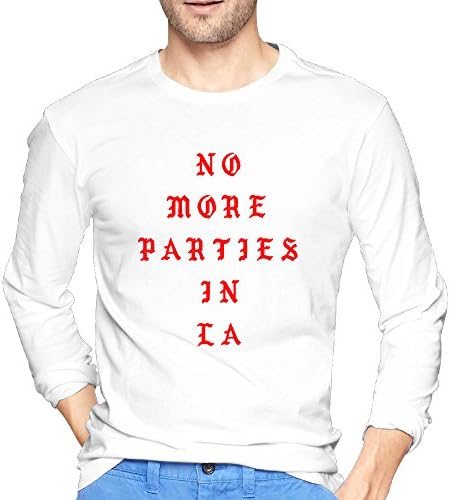 Men No More Parties In LA Cherished O Neck Long Sleeve Tee Shirt