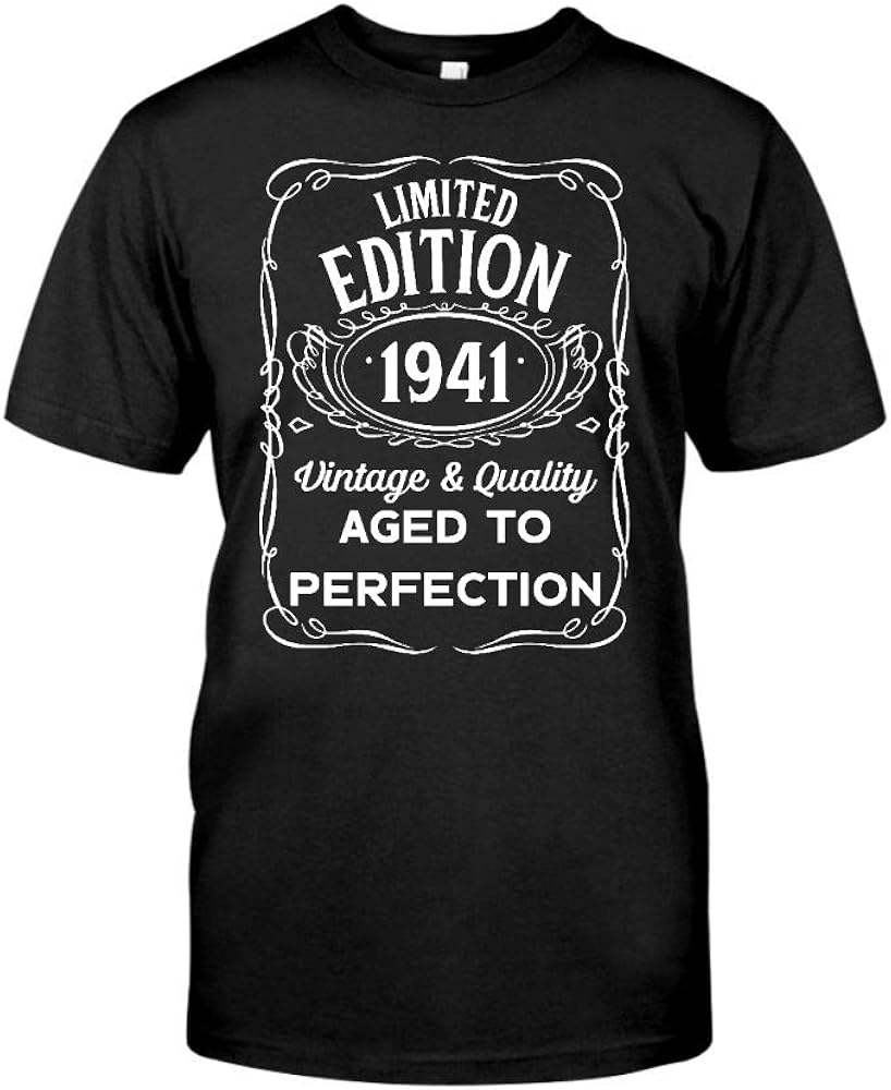 80th Birthday Limited Edition Funny Tee 2 TShirt Front Print TShirt