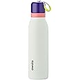 Owala FreeSip Twist Insulated Stainless Steel Water Bottle with Straw for Sports and Travel, BPA-Free, 18-oz, Purple/Mint (Minty Horizons)