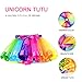 Daisyformals Unicorn Rainbow Tutu Skirt Set (11 Pack) with Unicorn Headbands, Unicorn Hairbows and Unicorn Balloons + Free Unicorn Tattoos Perfect for Girls Unicorn Party Favors（3-8 Years）