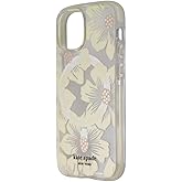 kate spade new york Protective Hardshell Case for iPhone 13 Mini - Hollyhock Floral Clear