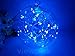 Viewpick 4m 40 LEDs Blue Fairy Lights Silver Wire String Lights AA Battery Powered Led String Starry Light for Outdoor Decorative Halloween Christmas Holiday Wedding Parties Activities