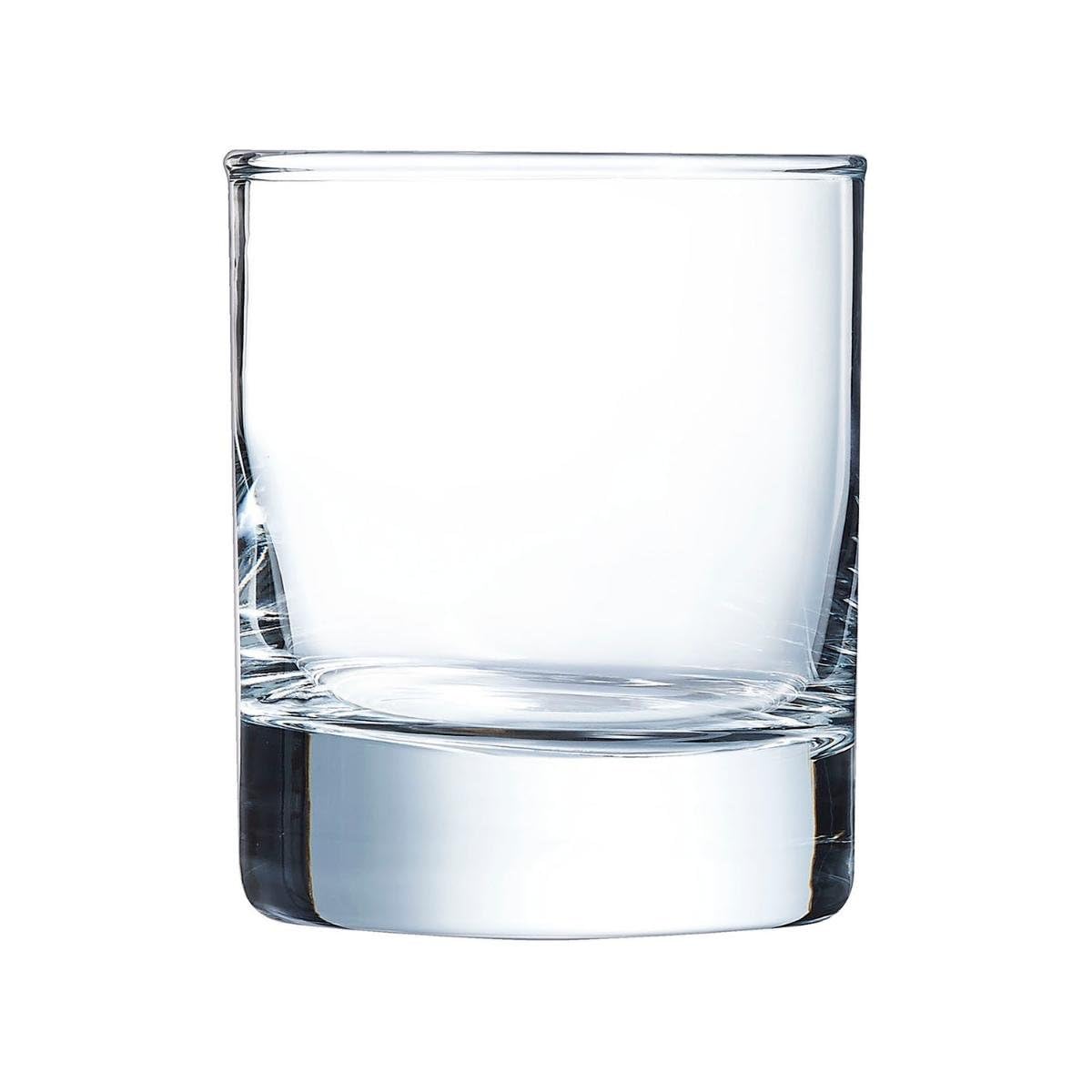 Arcoroc ARC J3312 Islande whisky glass 200ml, without filling mark, pack of 6, Transparent