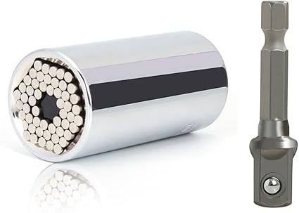 Amazon Co Jp Oture 万能ソケット ユニバーサル ソケットレンチ フリー サイズ 7 19mm 1 4 3 4インチ 家電 カメラ