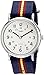 Timex Unisex T2P2349J Weekender Watch with Blue and Maroon Striped Nylon Band