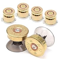 Namever 6Pcs Replacement Metal Bullet Buttons Thumbstick Kit for Sony PS4/PS3 Controller
